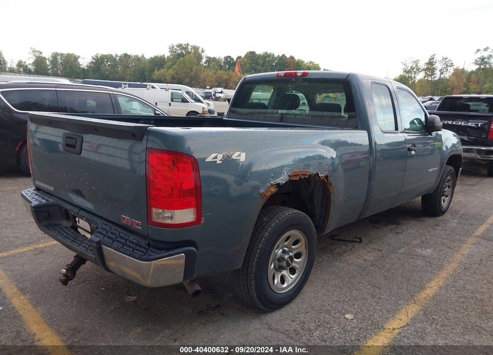 2009 GMC SIERRA 1500 WORK TRUCK VIN: 1GTEK19CX9Z182432
