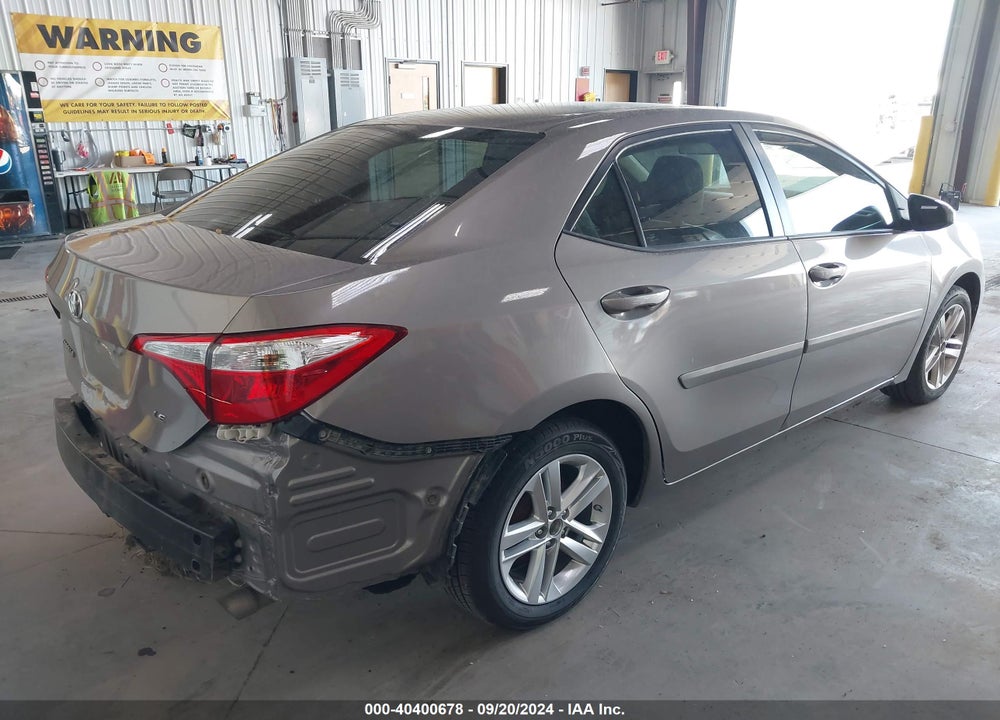 2015 TOYOTA COROLLA LE VIN: 5YFBURHE6FP201367