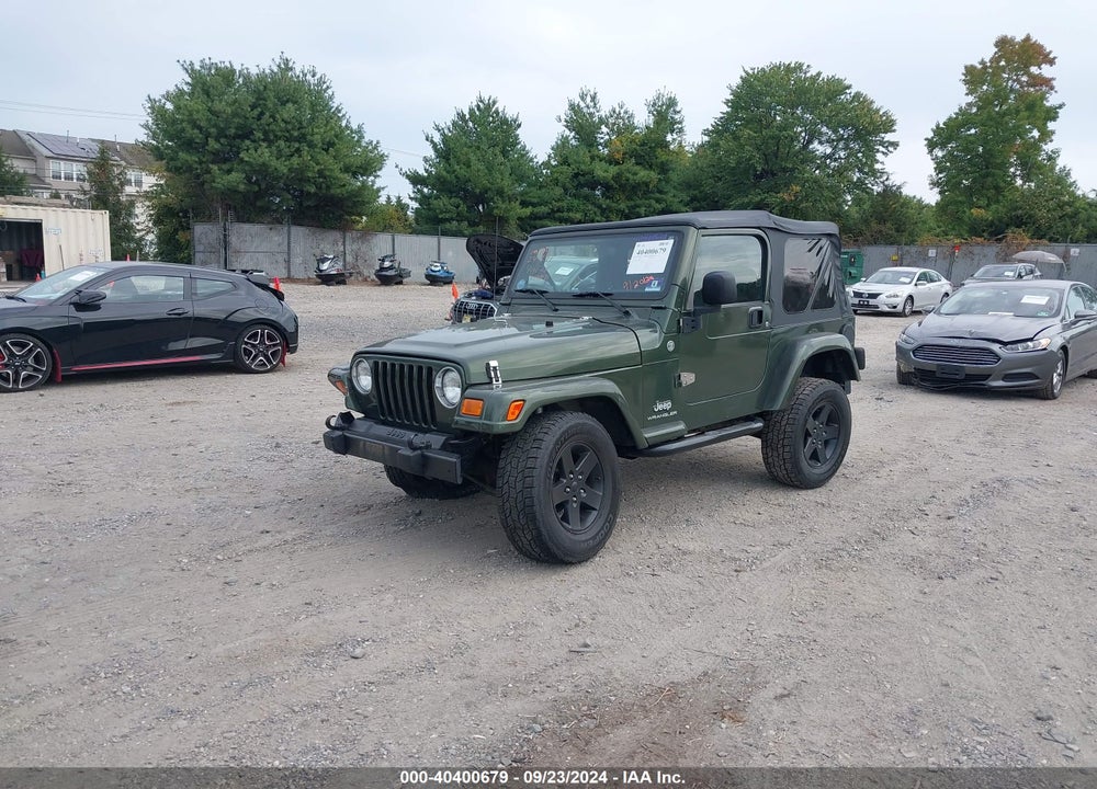 2006 JEEP WRANGLER X VIN: 1J4FA39S16P753611