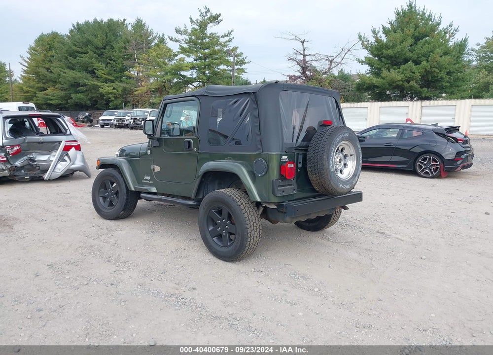 2006 JEEP WRANGLER X VIN: 1J4FA39S16P753611