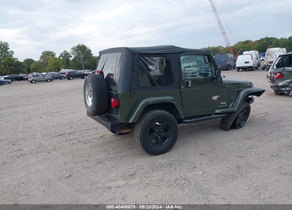 2006 JEEP WRANGLER X VIN: 1J4FA39S16P753611