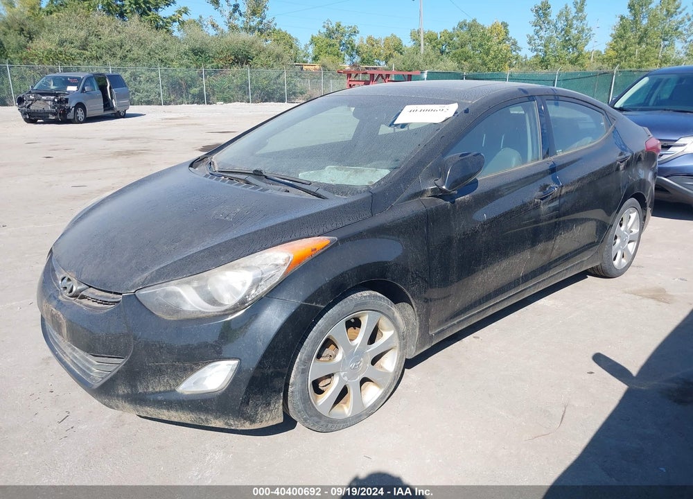 2013 HYUNDAI ELANTRA LIMITED VIN: KMHDH4AEXDU885801