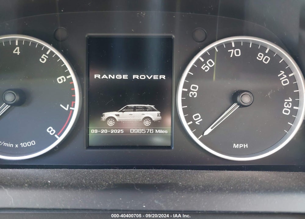 2013 LAND ROVER RANGE ROVER SPORT HSE VIN: SALSK2D4XDA763325