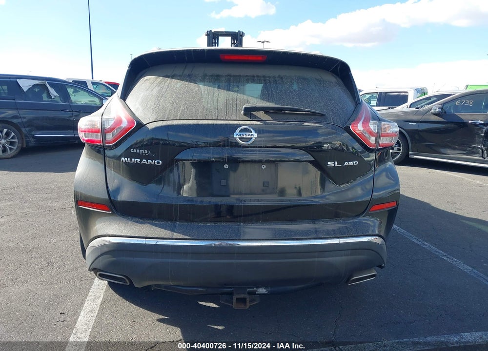 2015 NISSAN MURANO PLATINUM/S/SL/SV VIN: 5N1AZ2MH5FN202183