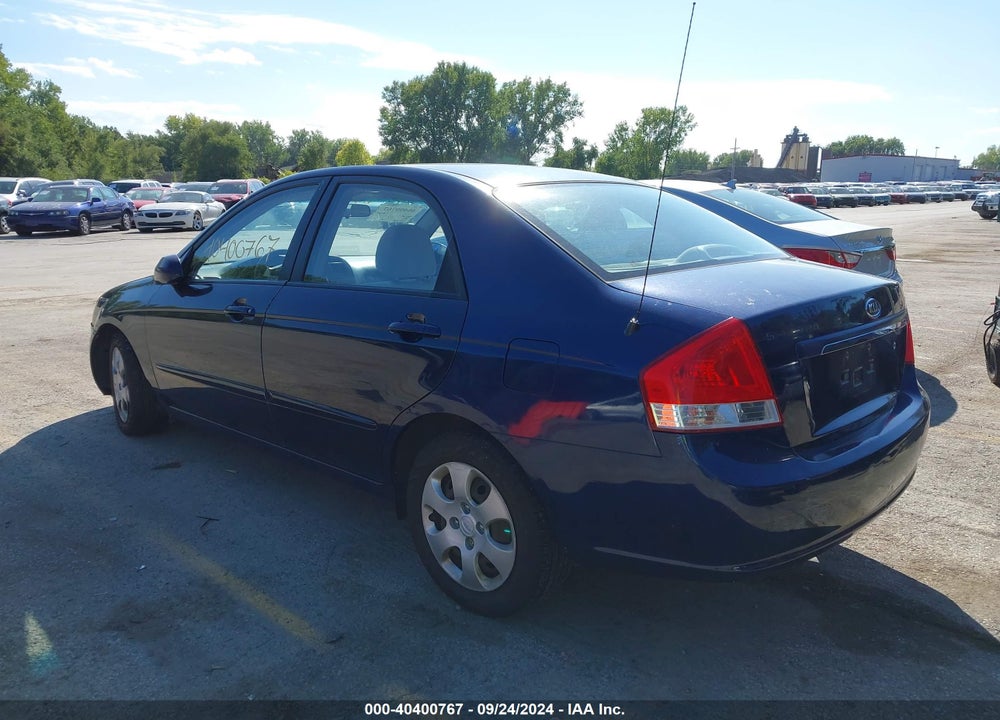 2007 KIA SPECTRA EX VIN: KNAFE121275407576