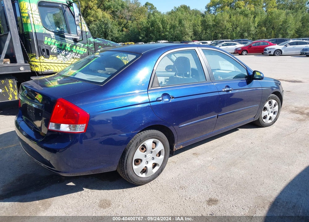 2007 KIA SPECTRA EX VIN: KNAFE121275407576