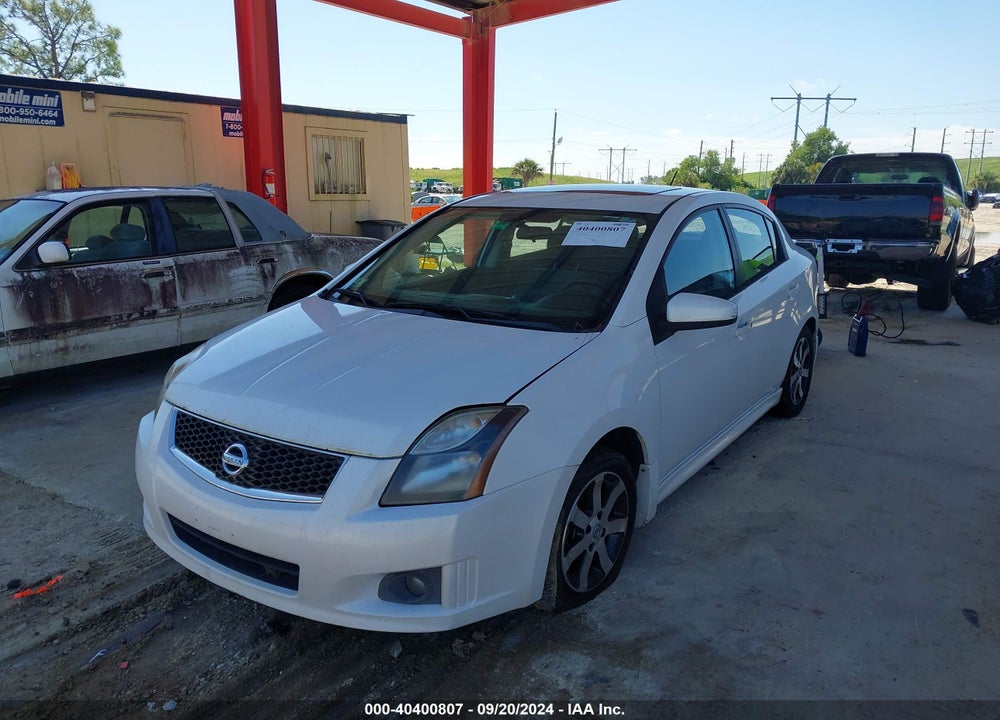 2012 NISSAN SENTRA 2.0 SR VIN: 3N1AB6AP2CL613048