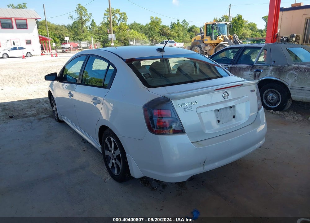2012 NISSAN SENTRA 2.0 SR VIN: 3N1AB6AP2CL613048