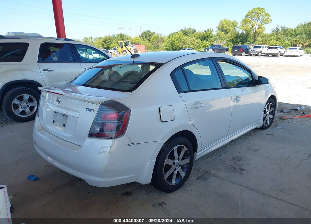 2012 NISSAN SENTRA 2.0 SR VIN: 3N1AB6AP2CL613048
