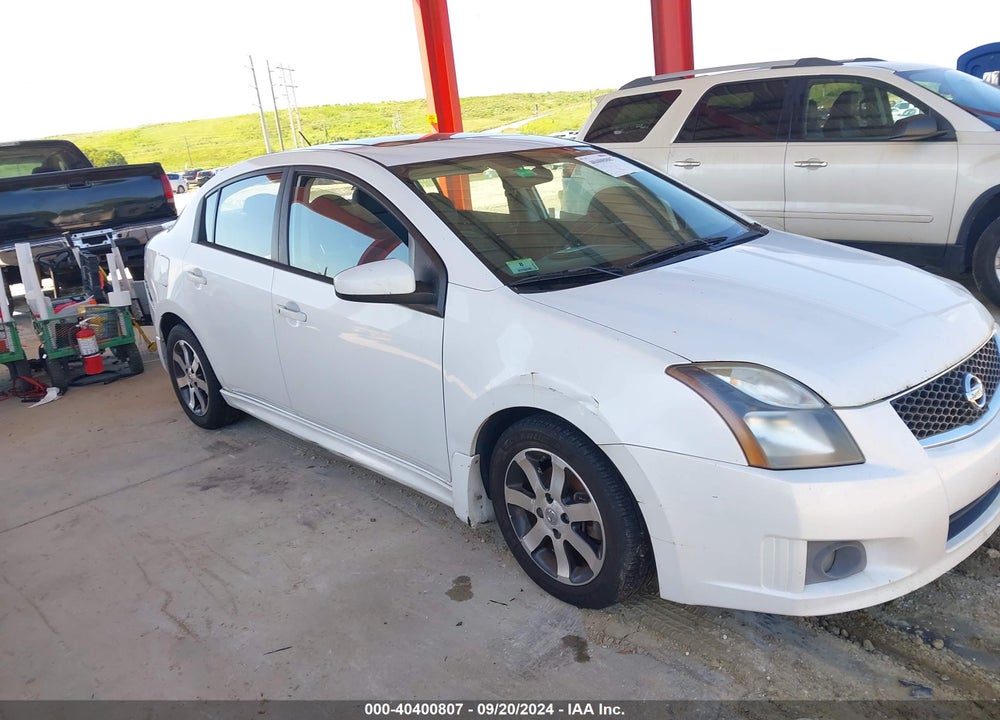 2012 NISSAN SENTRA 2.0 SR VIN: 3N1AB6AP2CL613048