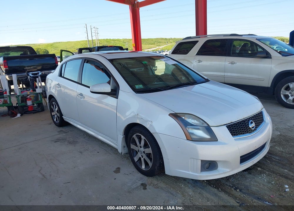 2012 NISSAN SENTRA 2.0 SR VIN: 3N1AB6AP2CL613048