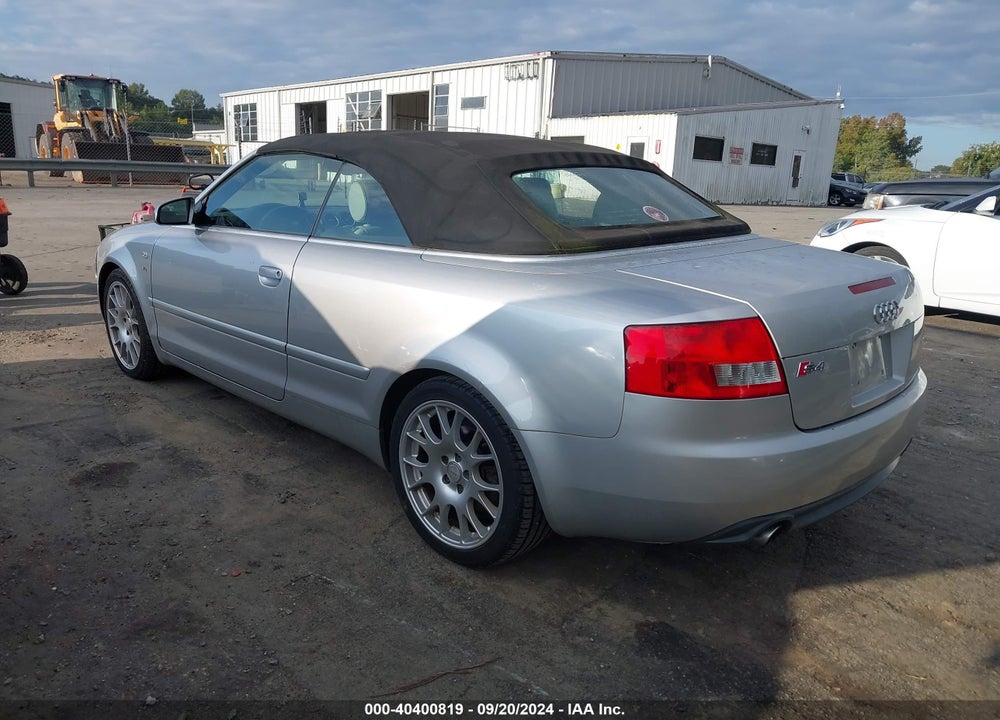 2006 AUDI S4 VIN: WUARL48H56K900103