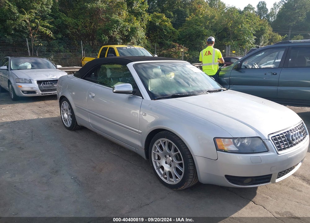 2006 AUDI S4 VIN: WUARL48H56K900103