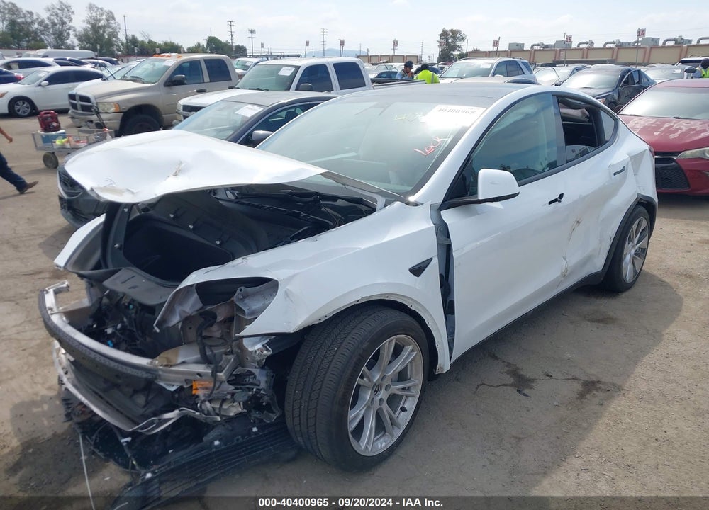 2021 TESLA MODEL Y LONG RANGE DUAL MOTOR ALL-WHEEL DRIVE VIN: 5YJYGDEE5MF305950