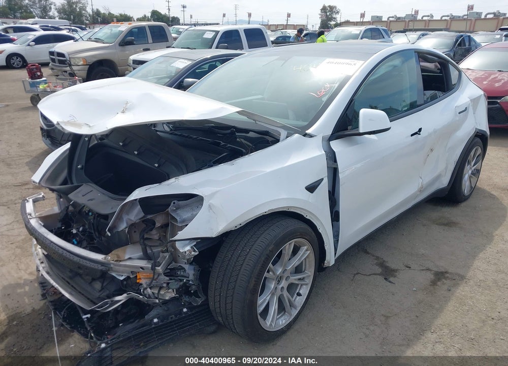 2021 TESLA MODEL Y LONG RANGE DUAL MOTOR ALL-WHEEL DRIVE VIN: 5YJYGDEE5MF305950