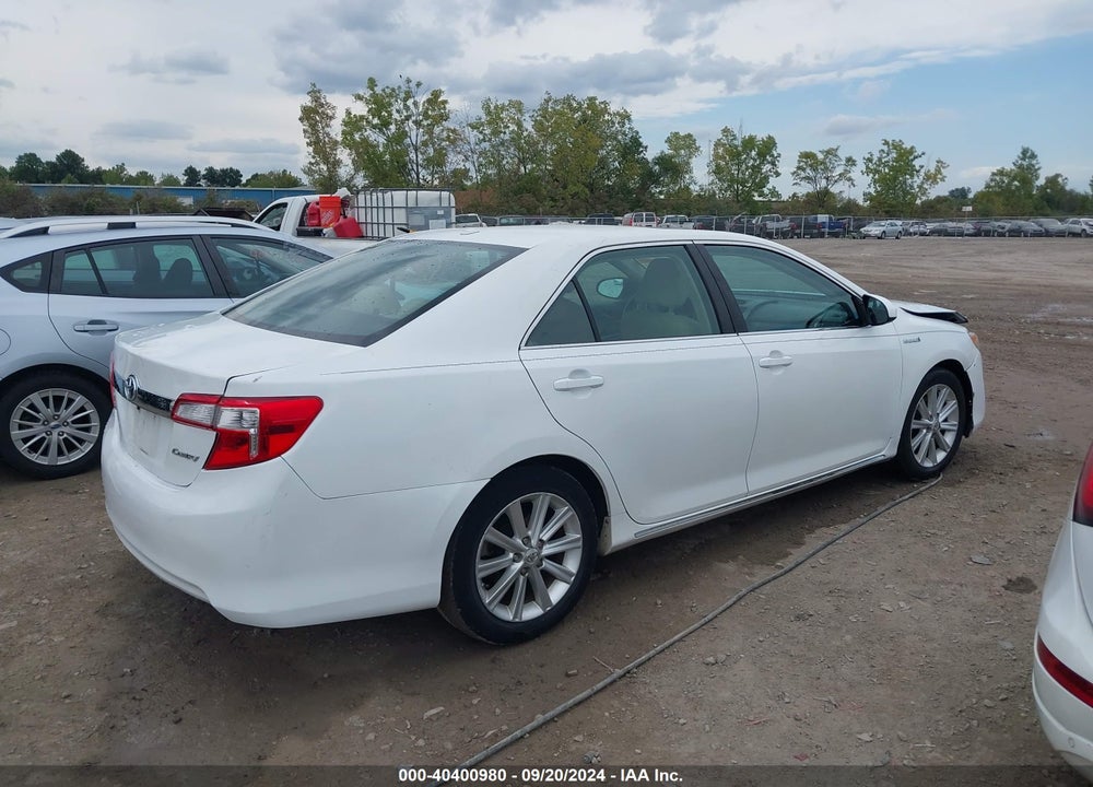 2012 TOYOTA CAMRY HYBRID XLE VIN: 4T1BD1FK0CU029762