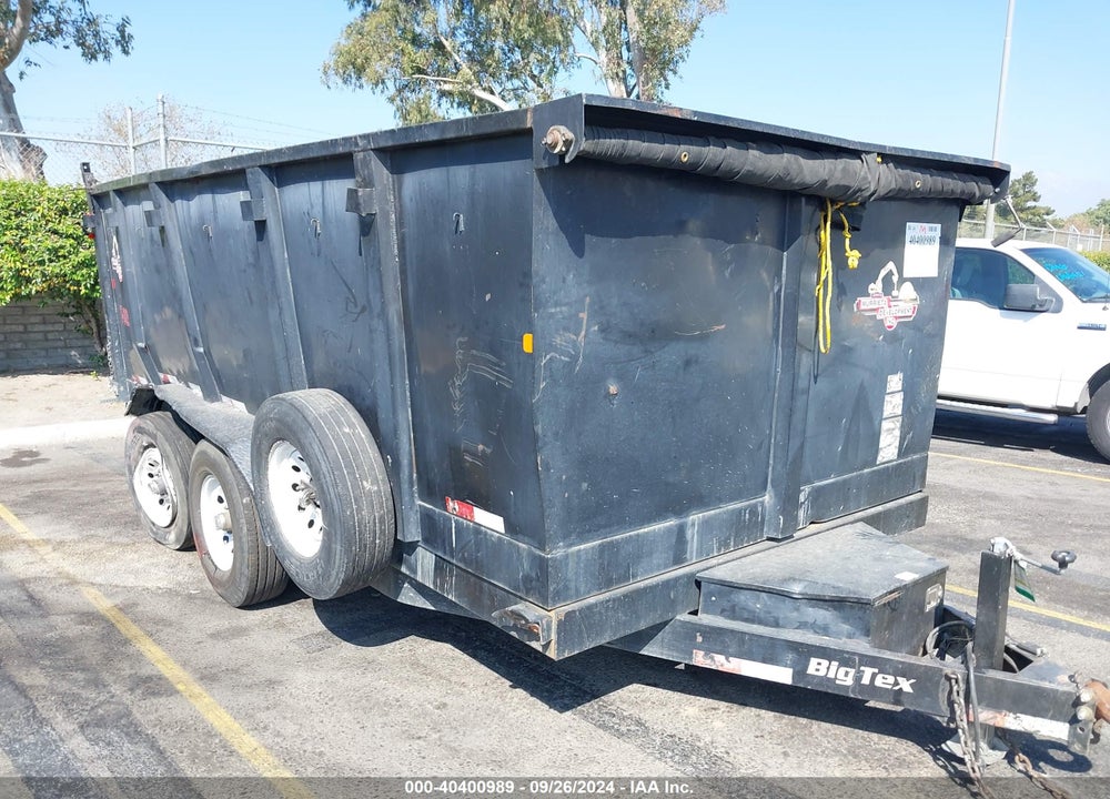 2016 BIG TEX TRAILER CO INC --- VIN: 16VDX1420G5055578
