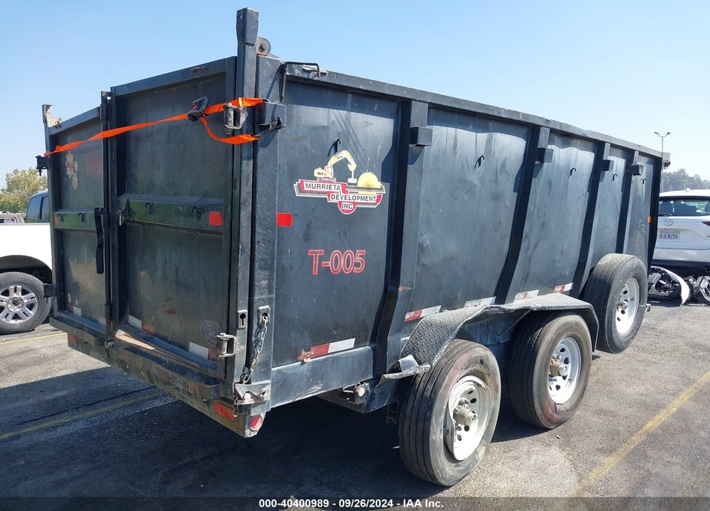 2016 BIG TEX TRAILER CO INC --- VIN: 16VDX1420G5055578