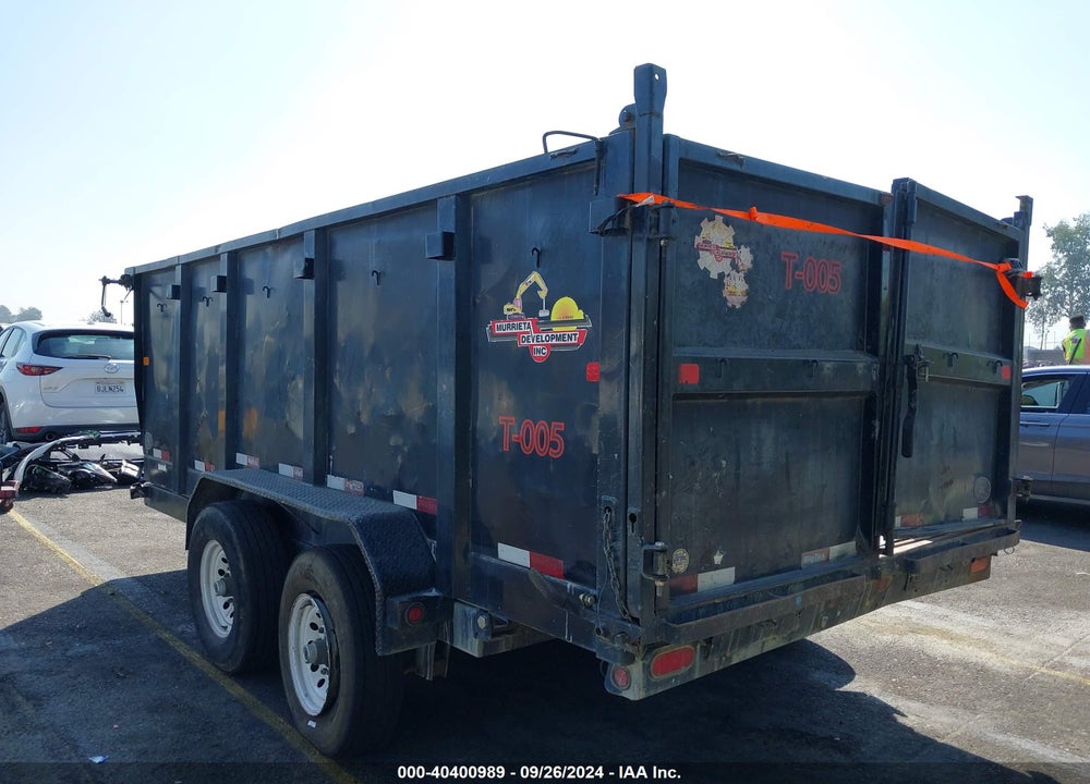 2016 BIG TEX TRAILER CO INC --- VIN: 16VDX1420G5055578
