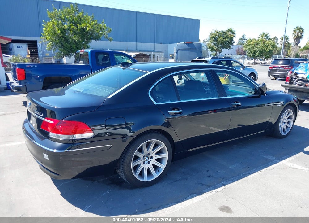 2006 BMW 750LI VIN: WBAHN83596DT33693