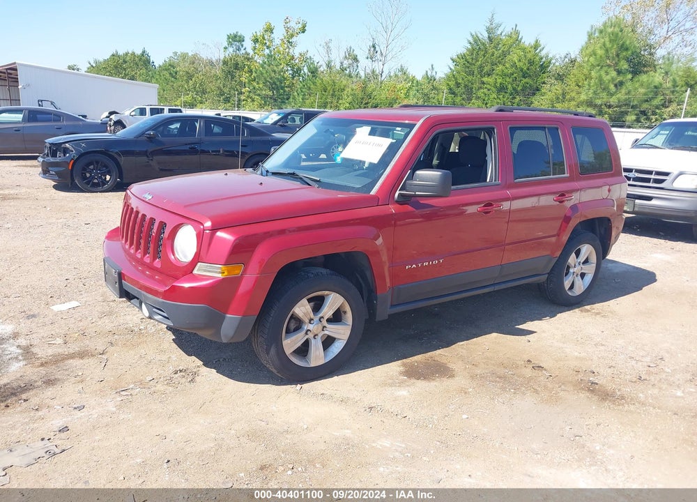 2012 JEEP PATRIOT LATITUDE VIN: 1C4NJRFB6CD633695
