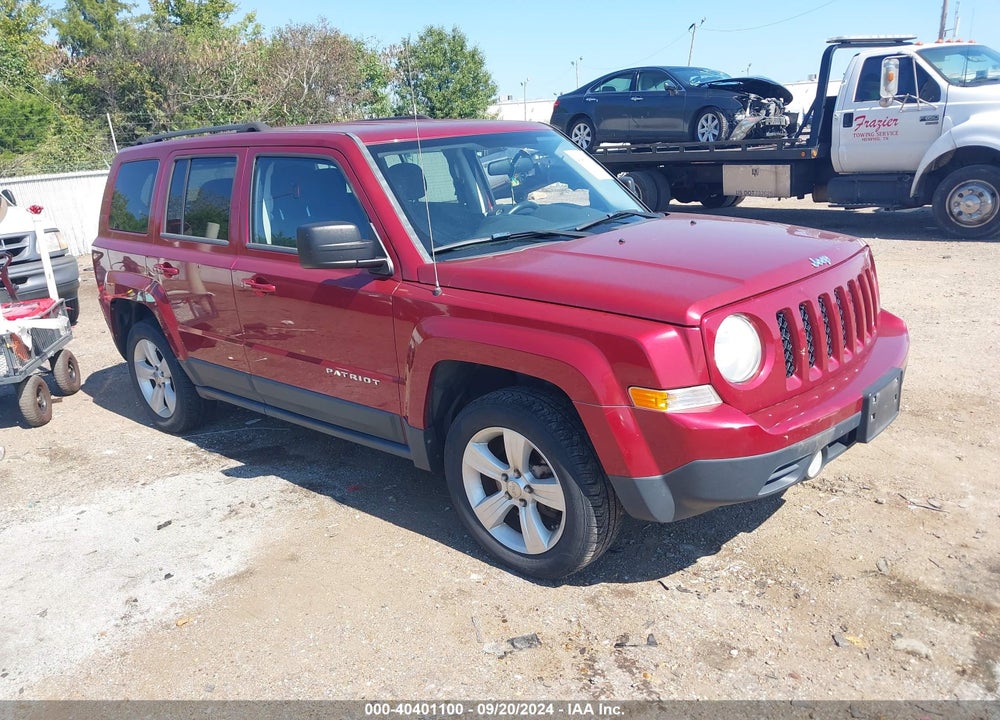 2012 JEEP PATRIOT LATITUDE VIN: 1C4NJRFB6CD633695