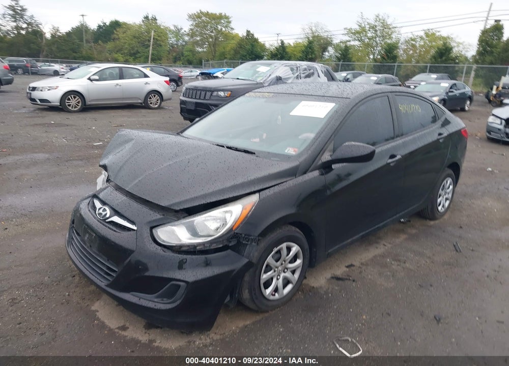 2013 HYUNDAI ACCENT GLS VIN: KMHCT4AEXDU494674