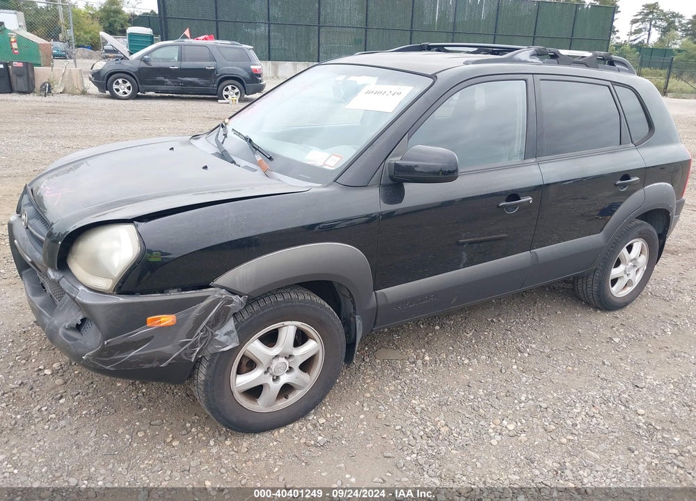 2005 HYUNDAI TUCSON GLS/LX VIN: KM8JN72DX5U219963