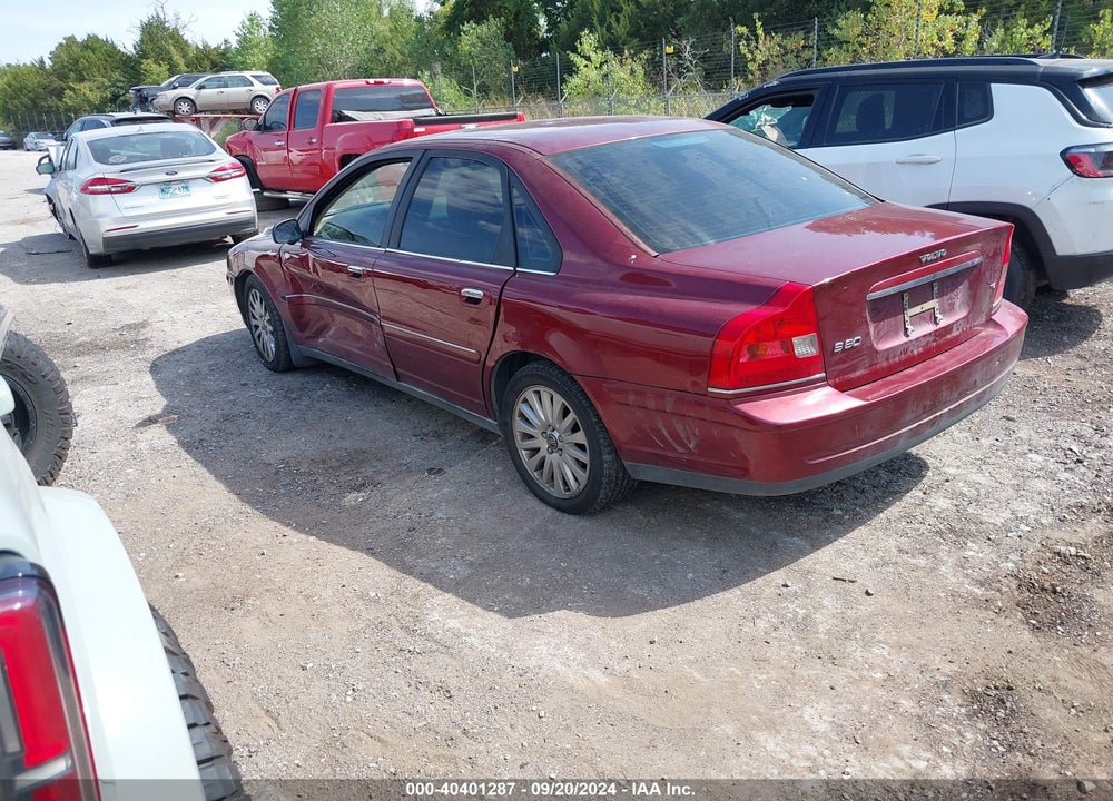 2005 VOLVO S80 T6 VIN: YV1TS911151407890