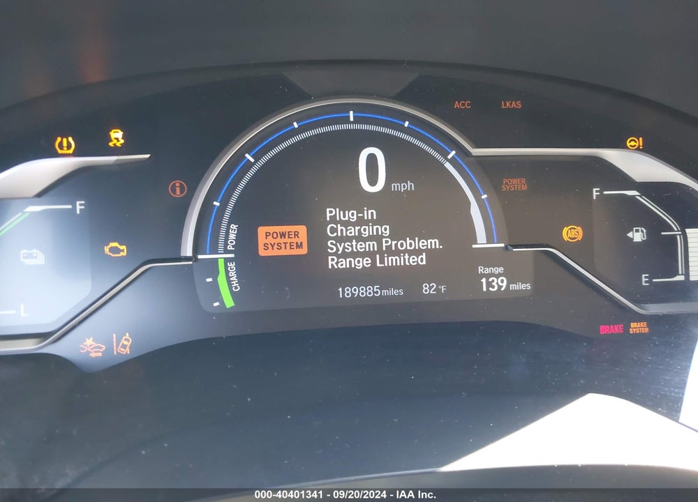 2019 HONDA CLARITY PLUG-IN HYBRID VIN: JHMZC5F19KC002759