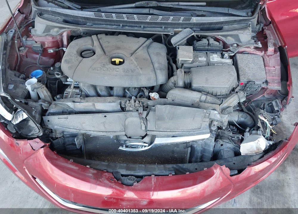 2014 HYUNDAI ELANTRA SE VIN: 5NPDH4AE1EH537871
