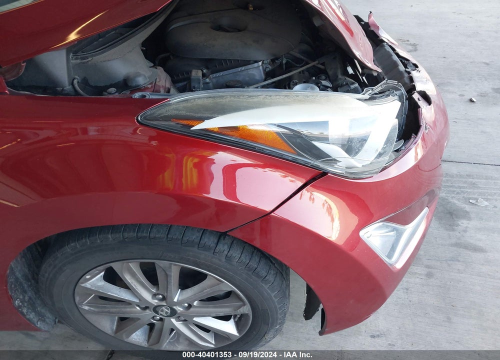 2014 HYUNDAI ELANTRA SE VIN: 5NPDH4AE1EH537871