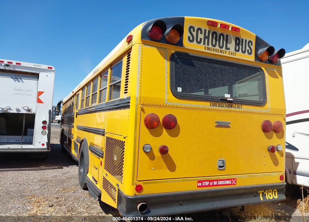 2007 THOMAS SCHOOL BUS VIN: 1T7YT3C2X71283376