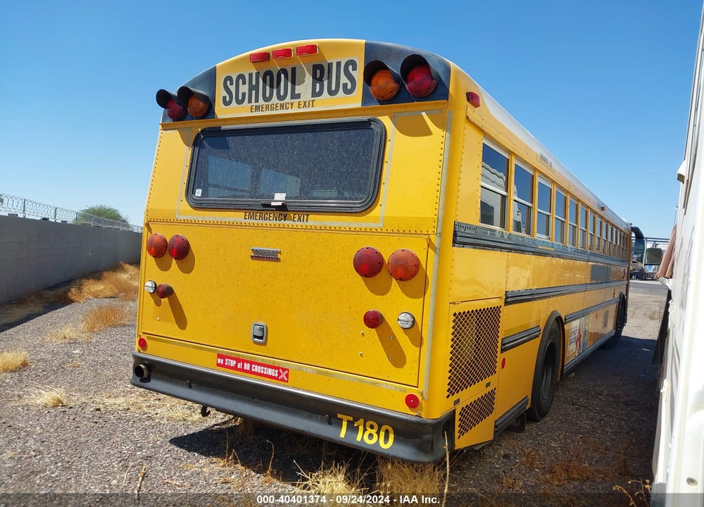 2007 THOMAS SCHOOL BUS VIN: 1T7YT3C2X71283376