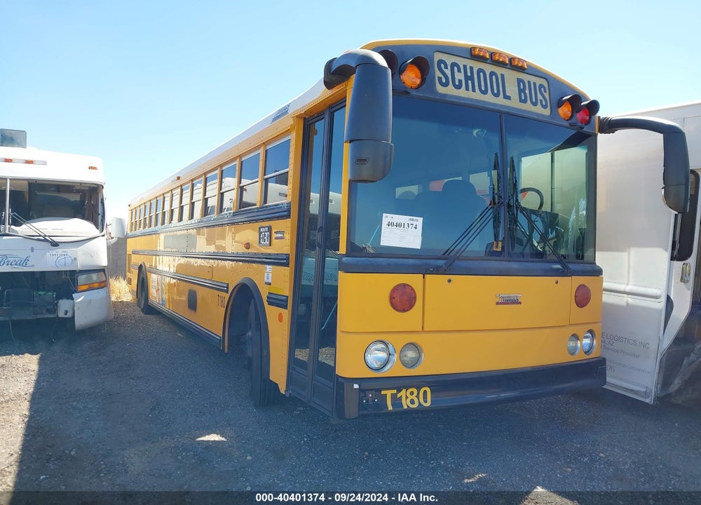 2007 THOMAS SCHOOL BUS VIN: 1T7YT3C2X71283376