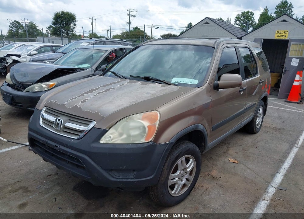 2002 HONDA CR-V EX VIN: SHSRD78852U009904