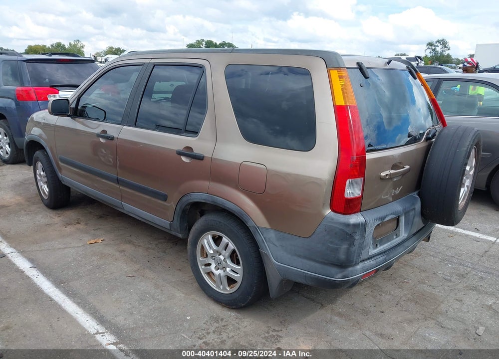 2002 HONDA CR-V EX VIN: SHSRD78852U009904