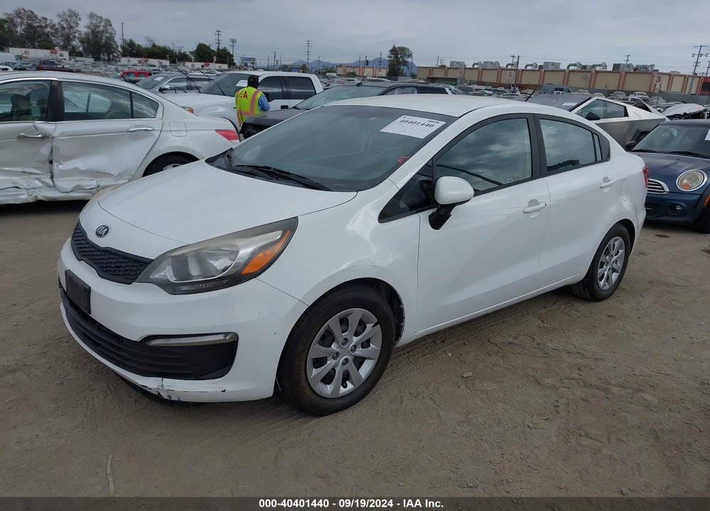2016 KIA RIO LX VIN: KNADM4A33G6565613
