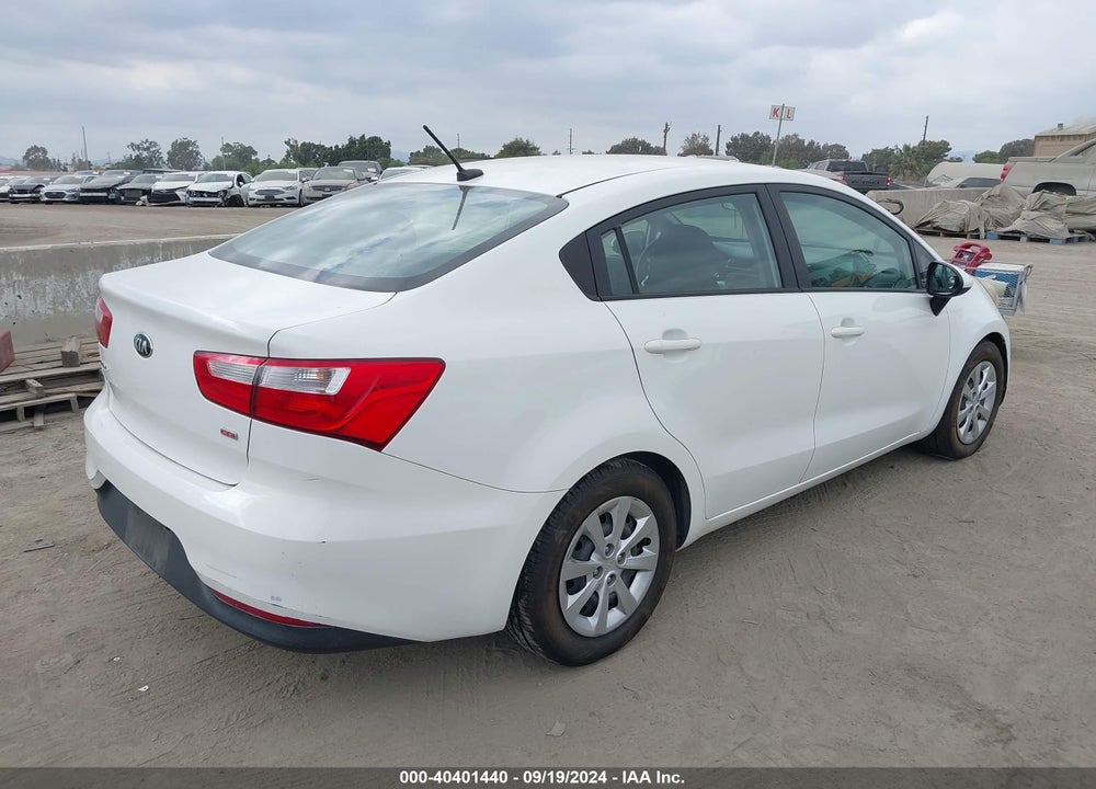 2016 KIA RIO LX VIN: KNADM4A33G6565613