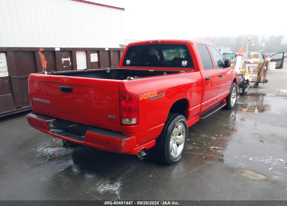 2004 DODGE RAM 1500 SLT/LARAMIE VIN: 1D7HA18D84J292564