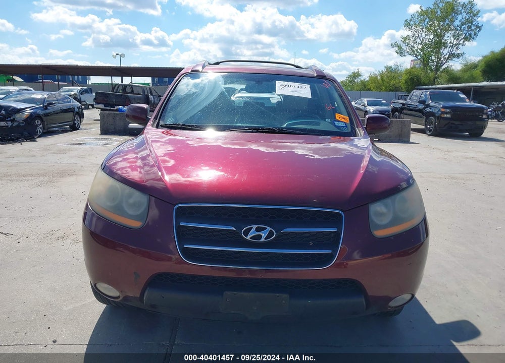 2009 HYUNDAI SANTA FE LIMITED VIN: 5NMSH13E09H270972