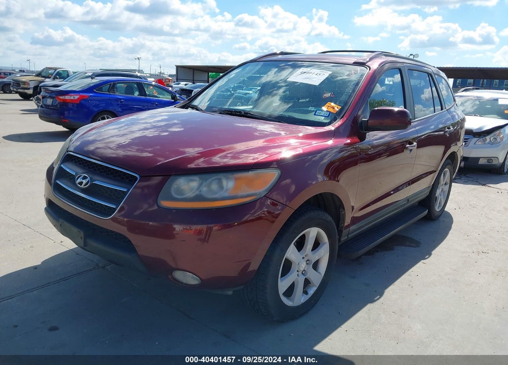 2009 HYUNDAI SANTA FE LIMITED VIN: 5NMSH13E09H270972
