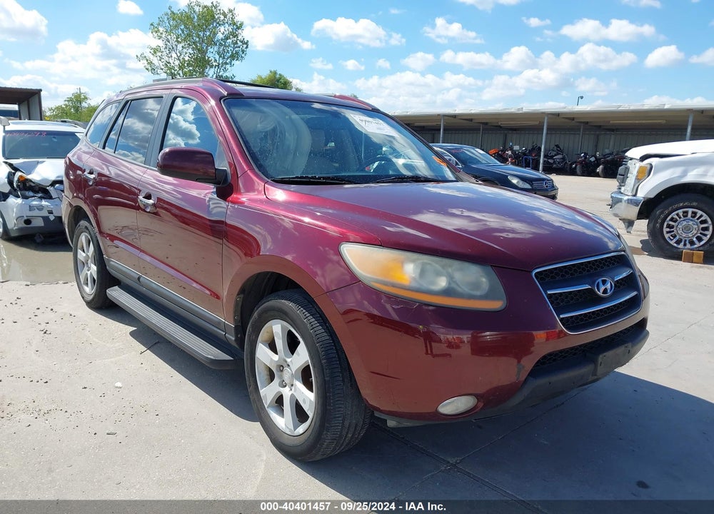 2009 HYUNDAI SANTA FE LIMITED VIN: 5NMSH13E09H270972