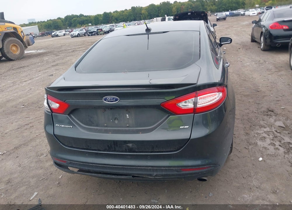 2016 FORD FUSION SE VIN: 3FA6P0H72GR213393