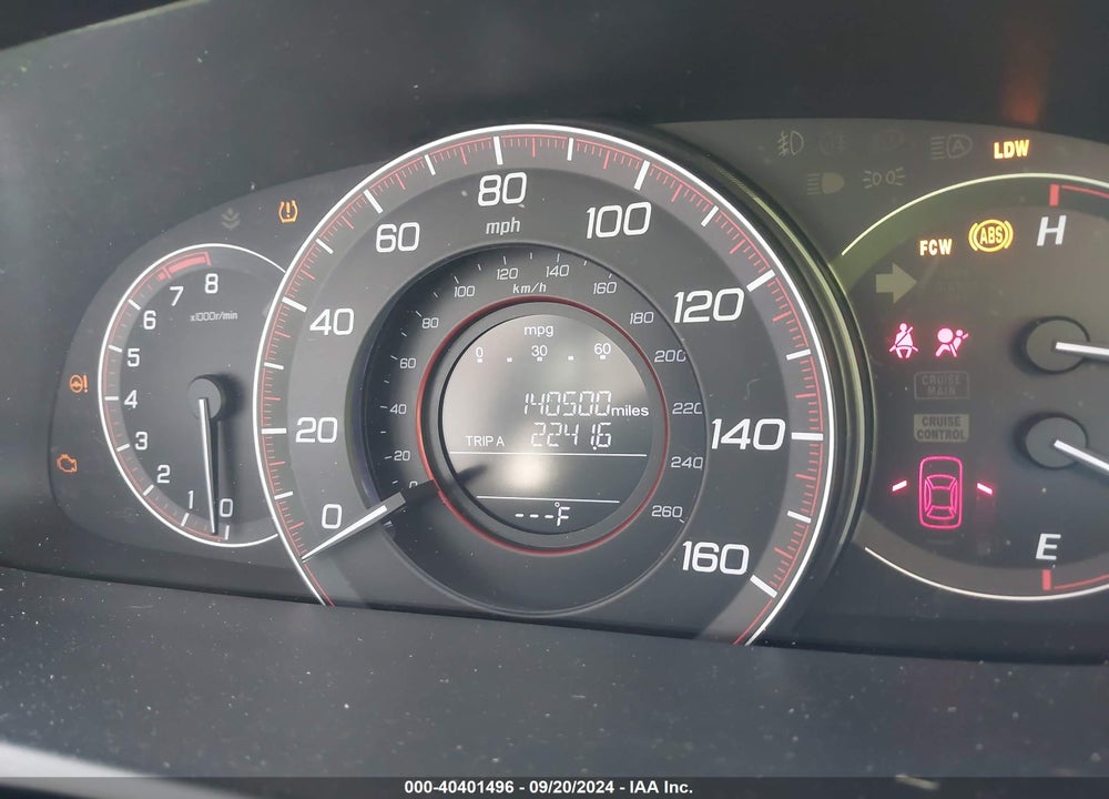 2014 HONDA ACCORD EX-L V-6 VIN: 1HGCT2B81EA009327
