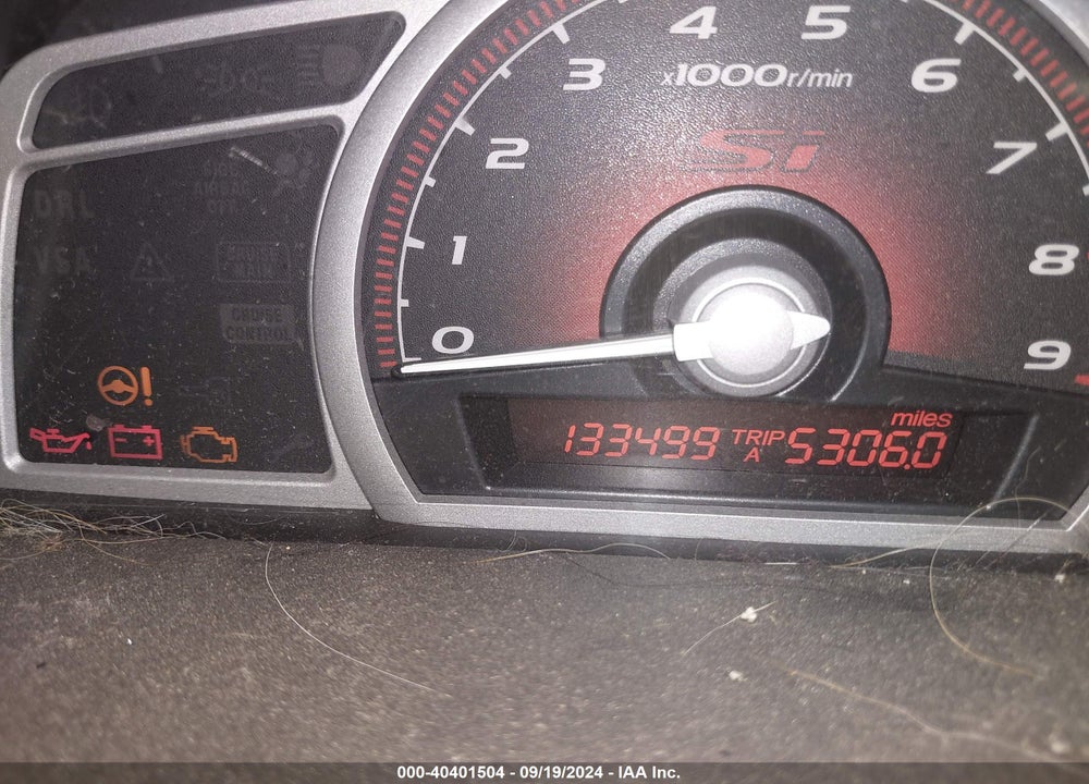 2007 HONDA CIVIC SI VIN: 2HGFA55577H713106