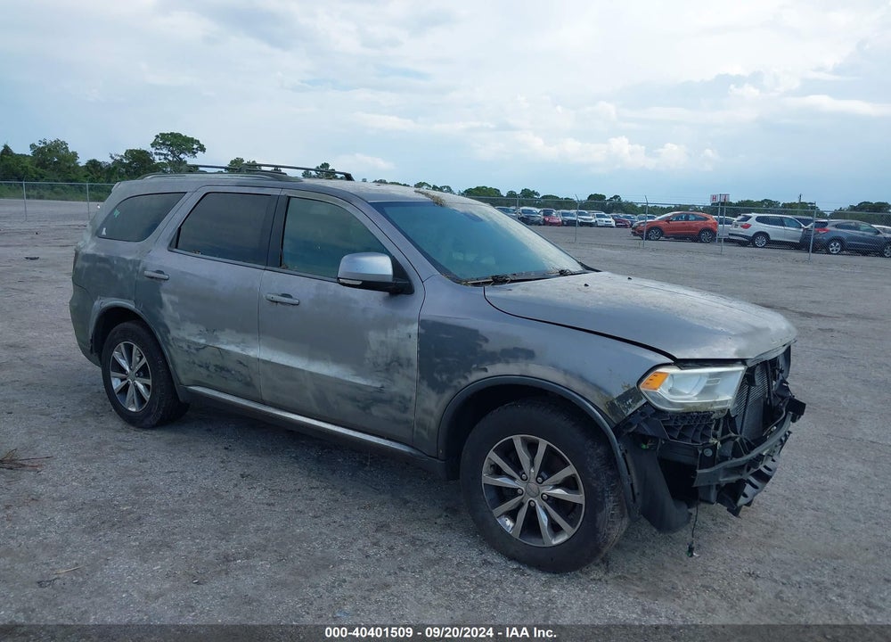 2016 DODGE DURANGO LIMITED VIN: 1C4RDHDG4GC314888