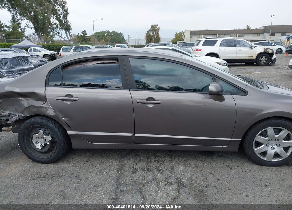 2009 HONDA CIVIC LX VIN: 1HGFA16549L015596