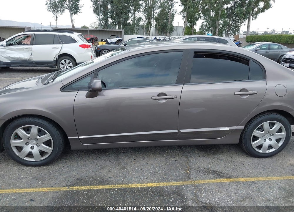 2009 HONDA CIVIC LX VIN: 1HGFA16549L015596