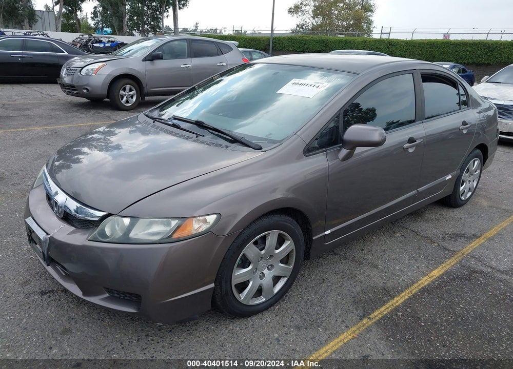 2009 HONDA CIVIC LX VIN: 1HGFA16549L015596